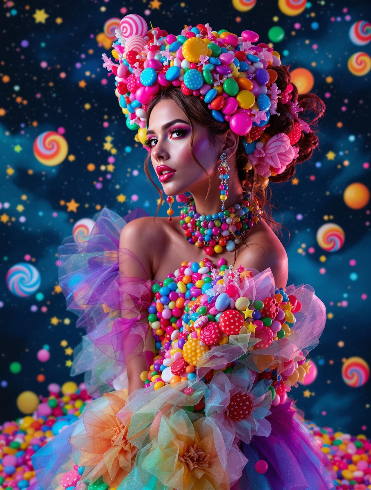 微密圈 - Candy糖果画报 - 糖果星球 · 彩虹糖衣 - 作品编号cd-001